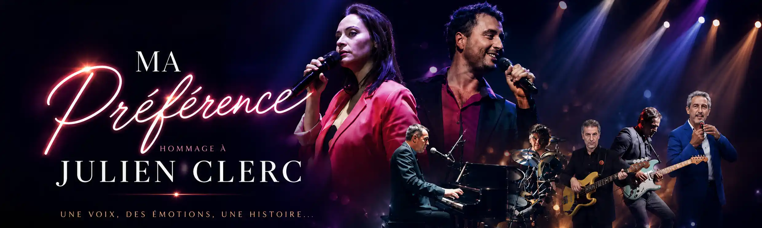 Ma Préférence spectacle hommage à Julien Clerc – Claude Gérard Production