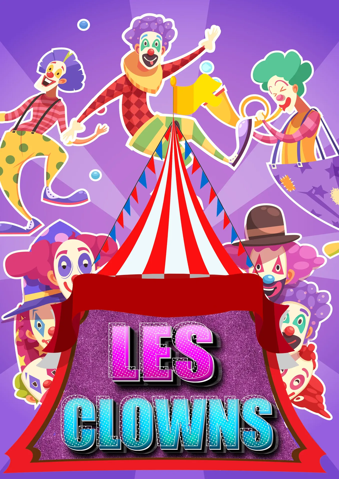 Affiche du spectacle Les Clowns