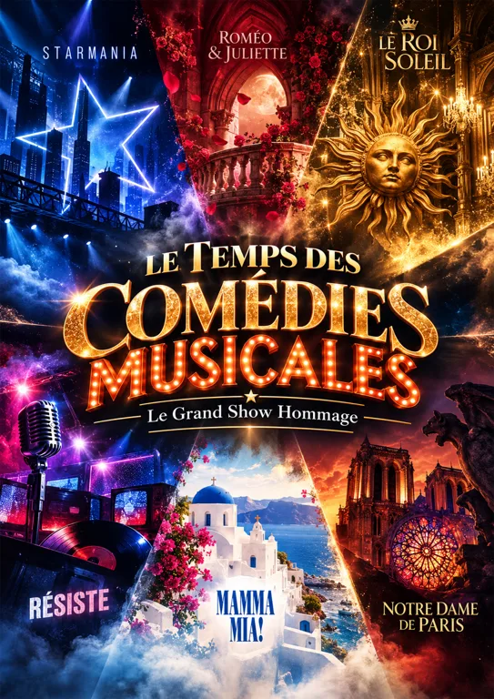 Affiche du spectacle Le Temps des Comédies Musicales
