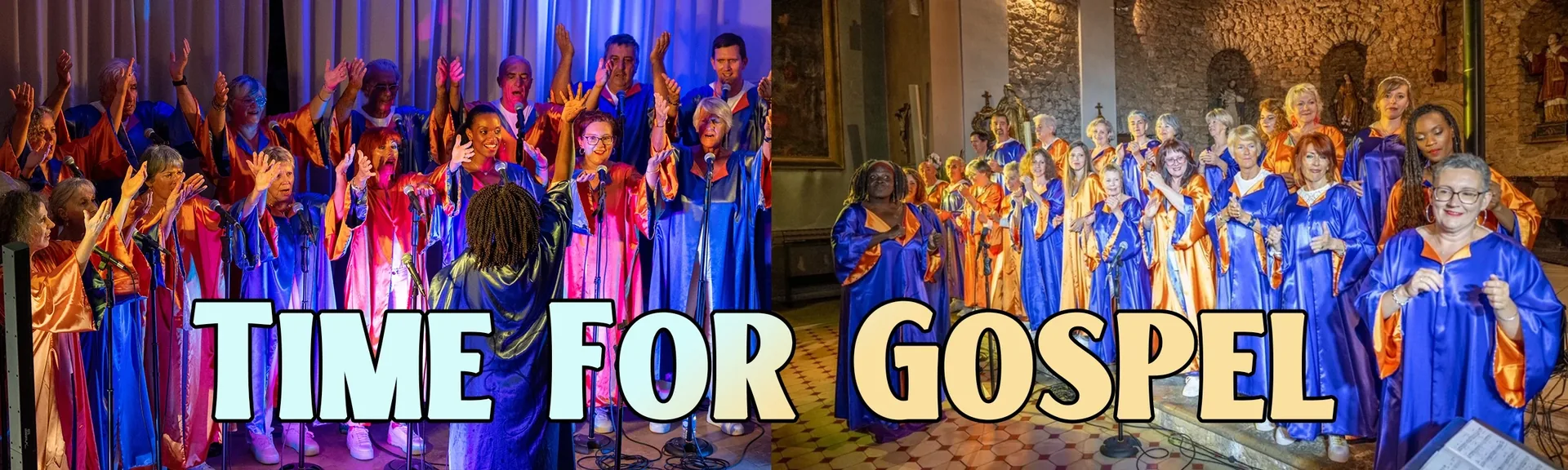 Time for Gospel – spectacle avec Claude Gérard Production