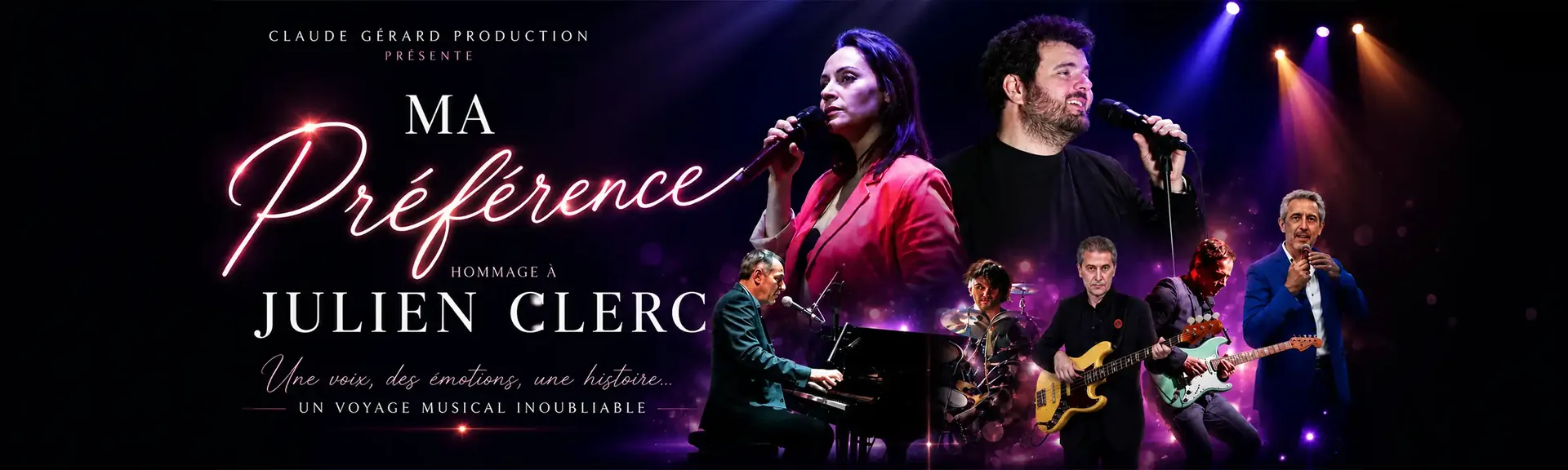 Ma Préférence – Spectacle hommage à Julien Clerc