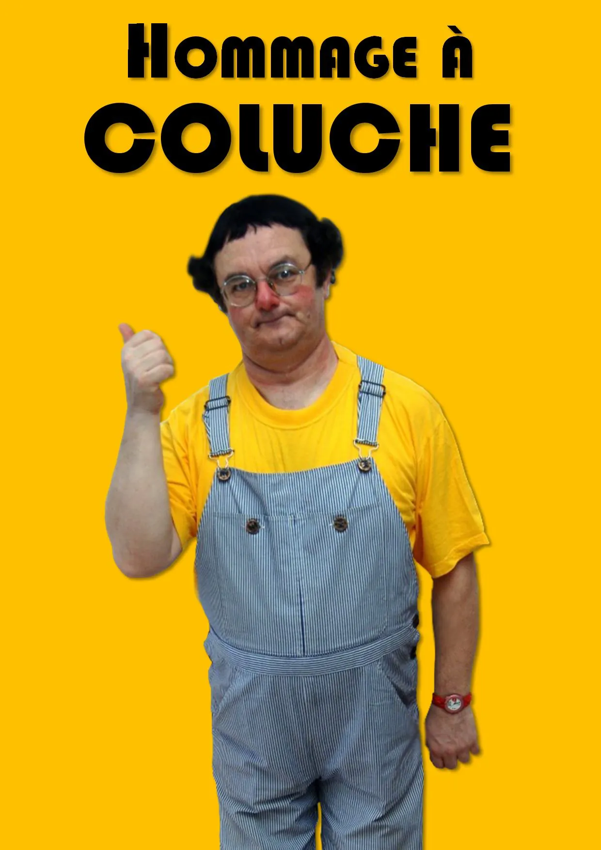 Affiche du spectacle Hommage à Coluche