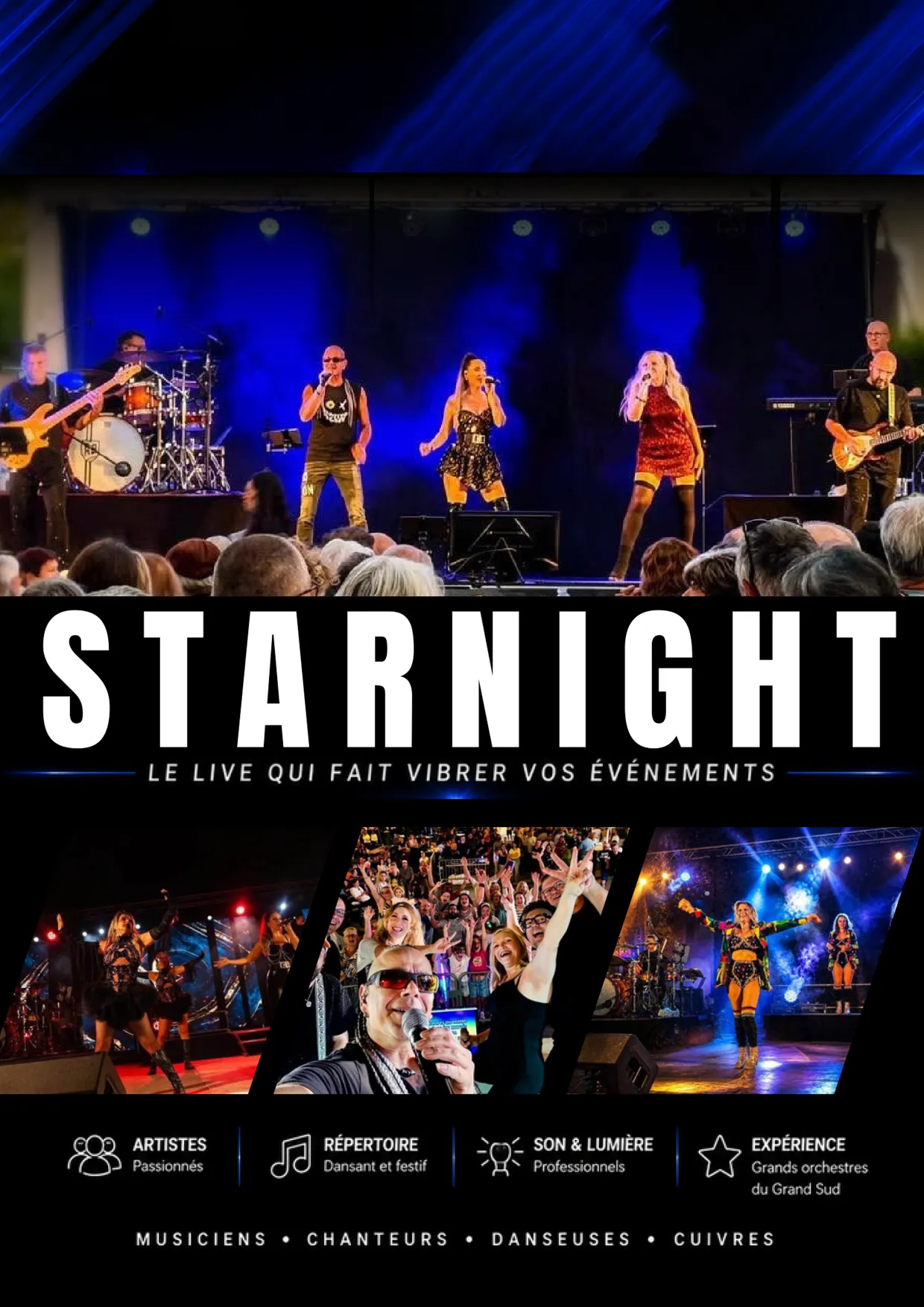 Affiche de l’orchestre STARNIGHT