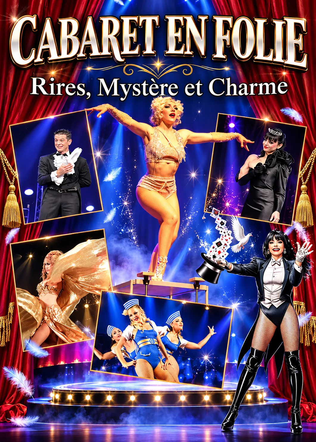 spectacle cabaret en folie