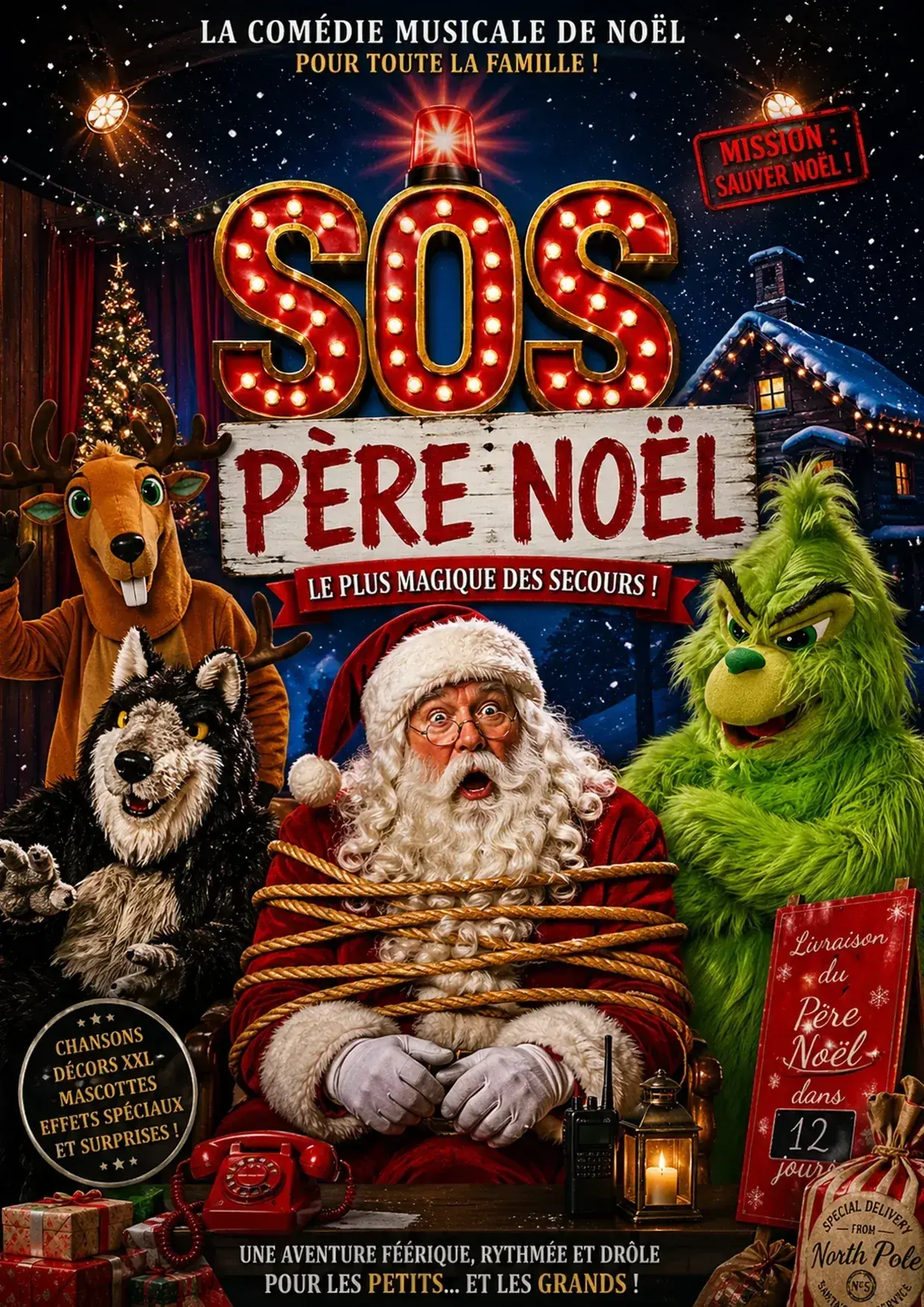 Affiche du spectacle SOS Père Noël
